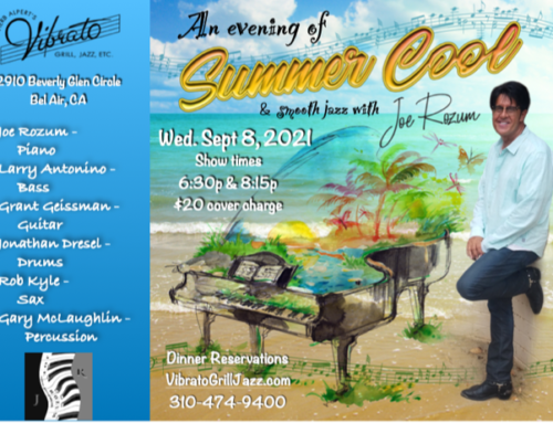 An Evening of Summer Cool with Joe Rozum on Sept 8, 2021 @ Vibrato Grill